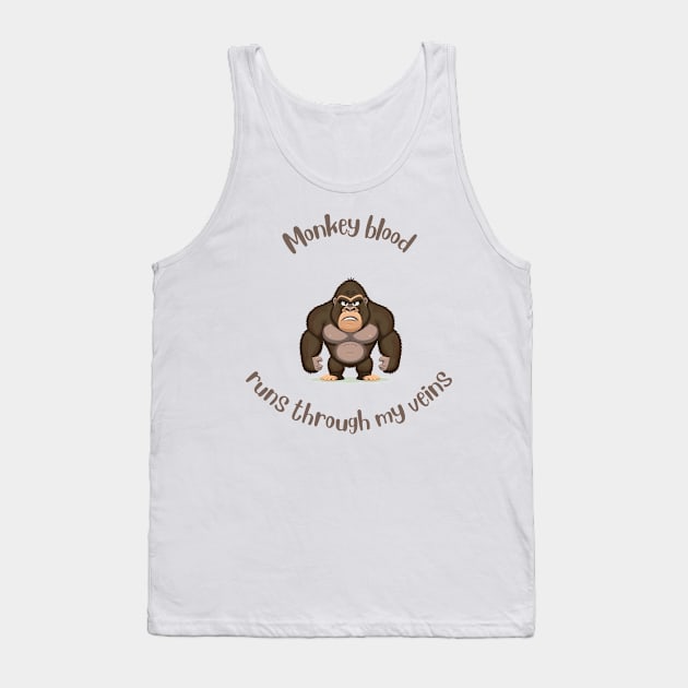 My Ancestor Monkey Tank Top by T-signs